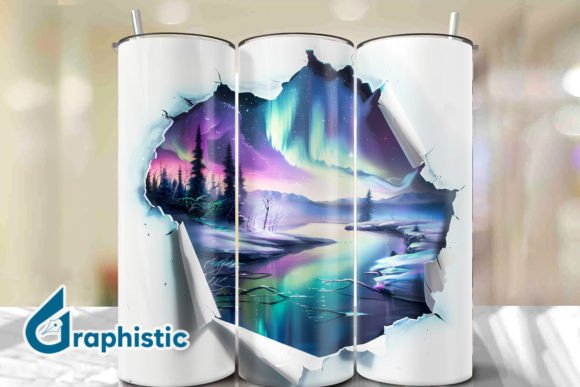 Cracked Northern Lights Tumbler Wrap 28 Review