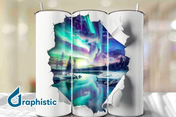 Cracked Northern Lights Tumbler Wrap 37 Review
