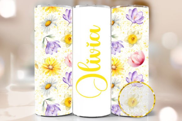 Custom Name Spring Flowers Tumbler Wrap Review