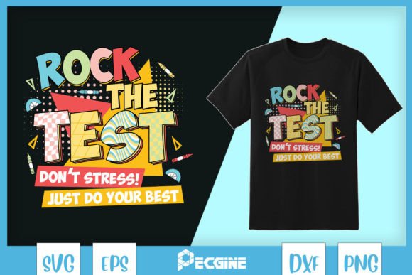 Don t Stress Rock the Test Day SVG Review