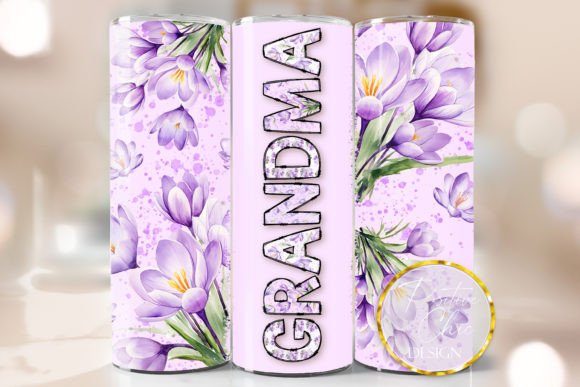 Grandma Tumbler Wrap Sublimation Design Review