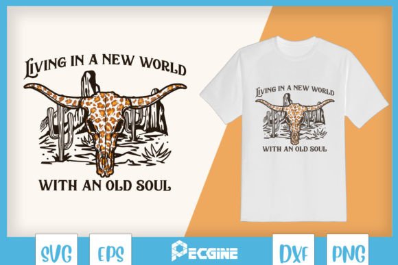 Leopard Cow Skull Country Music SVG Review