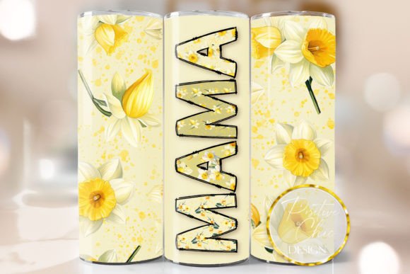 Mama Spring Floral Tumbler Wrap Design Review