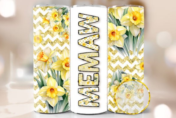 Memaw Spring PNG Floral Tumbler Wrap Review