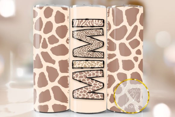 Mimi 20 Oz Tumbler Wrap PNG Animal Print Review