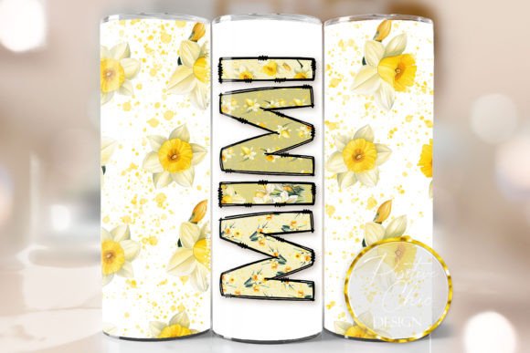 Mimi Spring Flowers Tumbler Wrap PNG Review