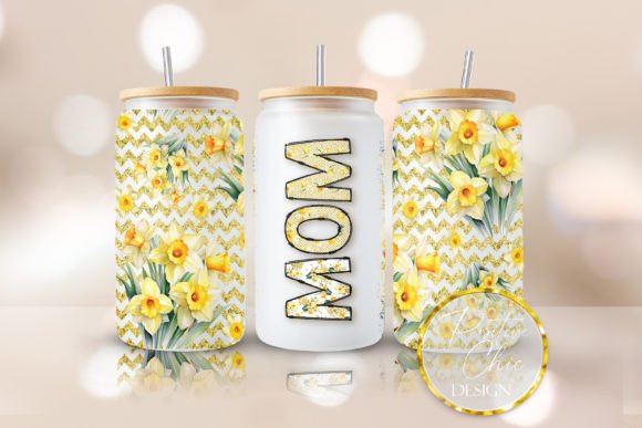 Mom Libbey Glass Cup Wrap PNG UVDTF Review