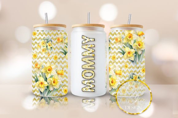 Mommy Libbey Glass Cup Wrap PNG UVDTF Review