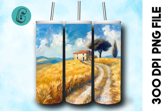 Oil Paint Landscape Tumbler Wrap 34 Review