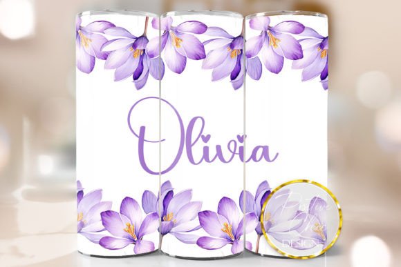 Personalized Flowers Tumbler Wrap Floral Review
