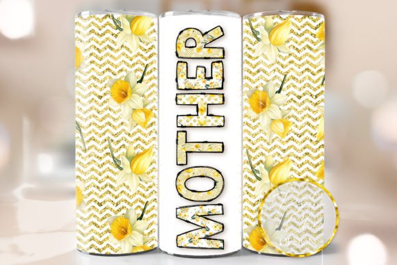 Spring Floral Mother Tumbler Wrap PNG Review