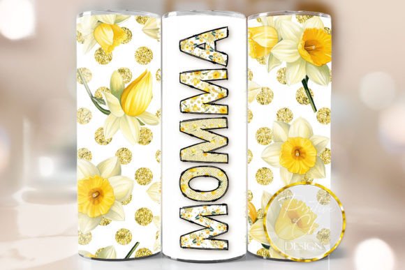 Spring Flowers Momma Tumbler Wrap PNG Review