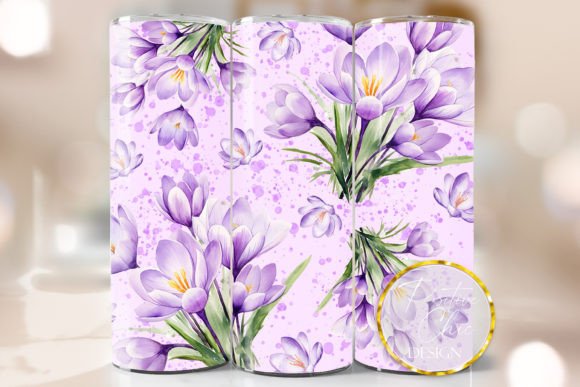 Spring Flowers Tumbler Wrap Design Review