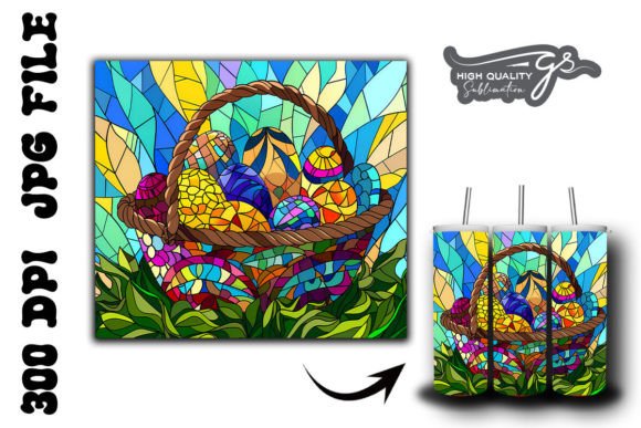 Stained Glass Easter Egg Tumbler Wrap 24 Review