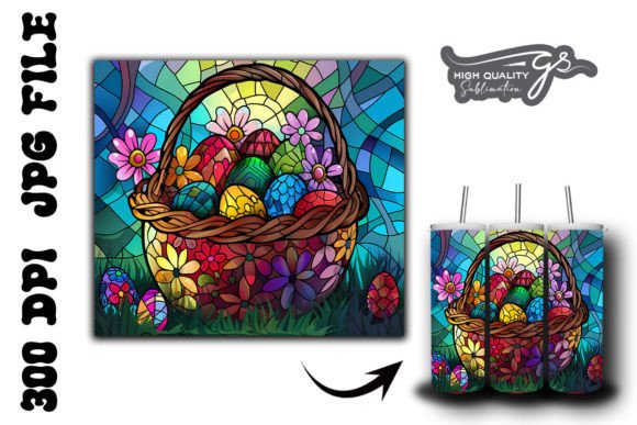 Stained Glass Easter Egg Tumbler Wrap 34 Review