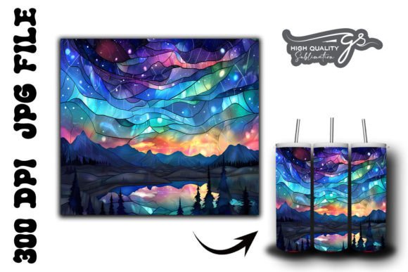 Stained Northern Lights Tumbler Wrap 39 Review